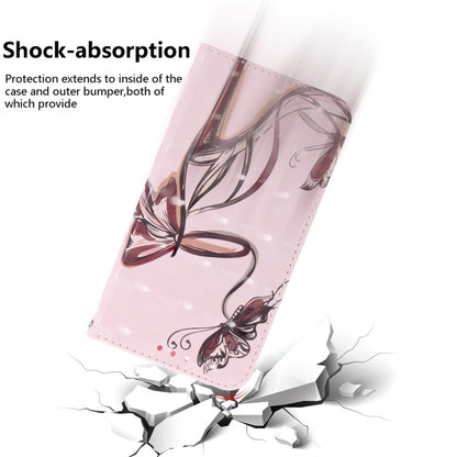 For Galaxy A51 3D Painting Pattern Coloured Drawing Horizontal Flip Leather Case with Holder & Card Slots & Wallet(Butterfly High Heel) by buy2fix