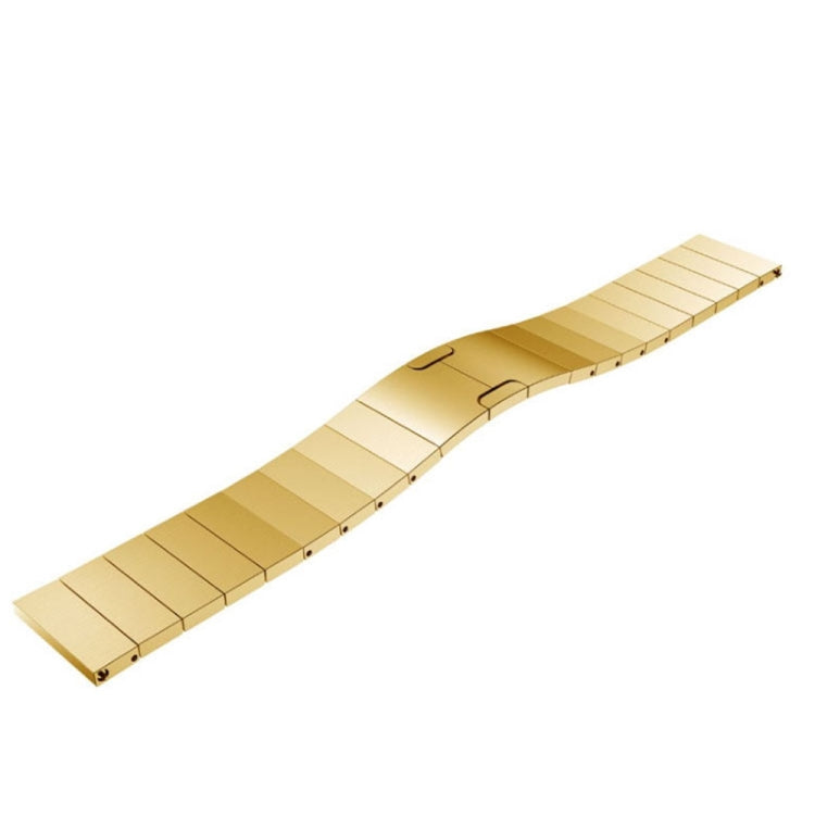 22mm For Huawei GT Runner Watch One-bead Steel Original Buckle Watch Band(Gold) by buy2fix