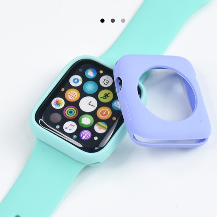 Shockproof All-inclusive Silicone Protective Case For Apple Watch Series 3 & 2 & 1 42mm(Ice Cyan) by buy2fix