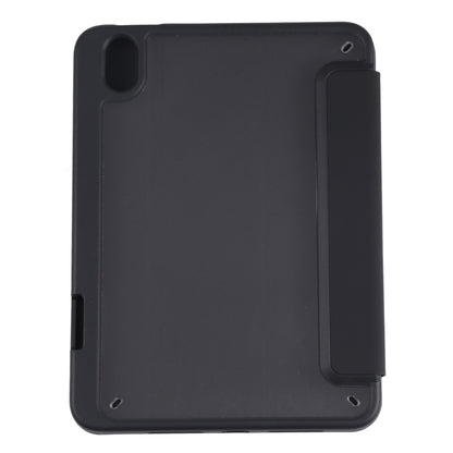 For iPad mini 2024 / mini 6 Deformation Transparent Acrylic Horizontal Flip PU Leather Tablet Case with Multi-folding Holder & Sleep / Wake-up Function & Pen Slot(Black) - iPad mini 6 Cases by buy2fix | Online Shopping UK | buy2fix