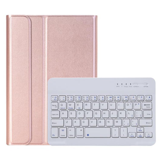 A06B Ultra-thin Detachable Bluetooth Keyboard Leather Case with Pen Slot & Holder for iPad mini 6 / mini 7(Rose Gold) - For iPad mini by buy2fix | Online Shopping UK | buy2fix