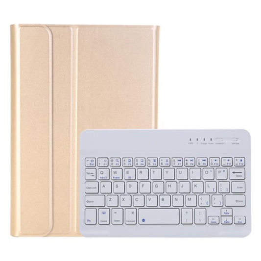 A06B Ultra-thin Detachable Bluetooth Keyboard Leather Case with Pen Slot & Holder for iPad mini 6 / mini 7(Gold) - For iPad mini by buy2fix | Online Shopping UK | buy2fix
