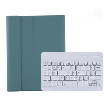 A06B Ultra-thin Detachable Bluetooth Keyboard Leather Case with Pen Slot & Holder for iPad mini 6 / mini 7(Dark Green) - For iPad mini by buy2fix | Online Shopping UK | buy2fix