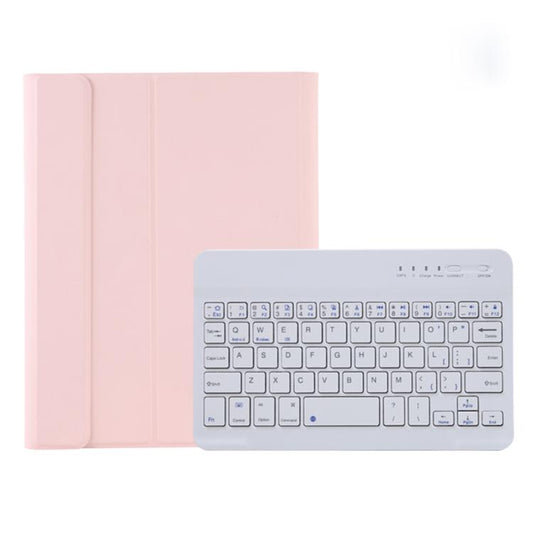 A06B Ultra-thin Detachable Bluetooth Keyboard Leather Case with Pen Slot & Holder for iPad mini 6 / mini 7(Pink) - For iPad mini by buy2fix | Online Shopping UK | buy2fix