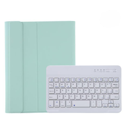 A06B Ultra-thin Detachable Bluetooth Keyboard Leather Case with Pen Slot & Holder for iPad mini 6 / mini 7(Light Green) - For iPad mini by buy2fix | Online Shopping UK | buy2fix