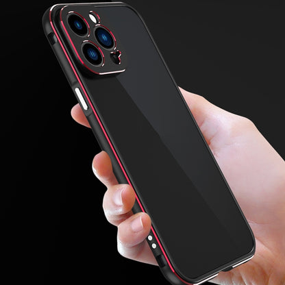 For iPhone 13 Pro Aurora Series Lens Protector + Metal Frame Protective Case (Silver) - iPhone 13 Pro Cases by buy2fix | Online Shopping UK | buy2fix