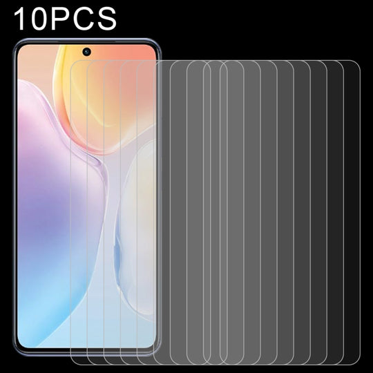 For vivo X70 / X70t 10 PCS 0.26mm 9H 2.5D Tempered Glass Film