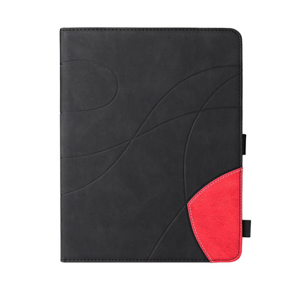 Dual-color Splicing Horizontal Flip PU Leather Case with Holder & Card Slots & Sleep / Wake-up Function For iPad 2 / 3 / 4(Black) - iPad 4 & 3 & 2 Cases by buy2fix | Online Shopping UK | buy2fix