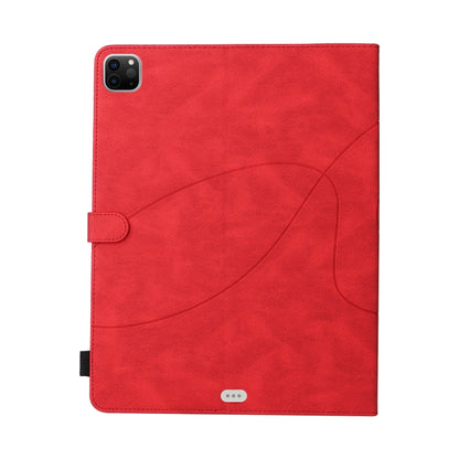 Dual-color Splicing Horizontal Flip PU Leather Case with Holder & Card Slots & Sleep / Wake-up Function For iPad Pro 11 (2021/2020/2018) / Air (2020)(Red) - iPad Pro 11 (2018) Cases by buy2fix | Online Shopping UK | buy2fix