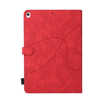 Dual-color Splicing Horizontal Flip PU Leather Case with Holder & Card Slots & Sleep / Wake-up Function For iPad Pro 10.5 / Air (2019) / iPad 10.2 (2019)(Red) - iPad Pro 10.5 inch Cases by buy2fix | Online Shopping UK | buy2fix