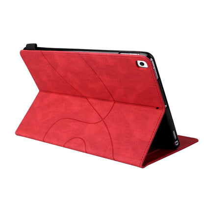 Dual-color Splicing Horizontal Flip PU Leather Case with Holder & Card Slots & Sleep / Wake-up Function For iPad Pro 10.5 / Air (2019) / iPad 10.2 (2019)(Red) - iPad Pro 10.5 inch Cases by buy2fix | Online Shopping UK | buy2fix