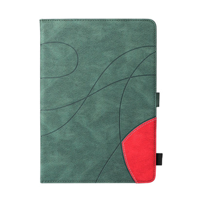 Dual-color Splicing Horizontal Flip PU Leather Case with Holder & Card Slots & Sleep / Wake-up Function For iPad Pro 10.5 / Air (2019) / iPad 10.2 (2019)(Green) - iPad Pro 10.5 inch Cases by buy2fix | Online Shopping UK | buy2fix