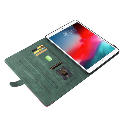 Dual-color Splicing Horizontal Flip PU Leather Case with Holder & Card Slots & Sleep / Wake-up Function For iPad Pro 10.5 / Air (2019) / iPad 10.2 (2019)(Green) - iPad Pro 10.5 inch Cases by buy2fix | Online Shopping UK | buy2fix