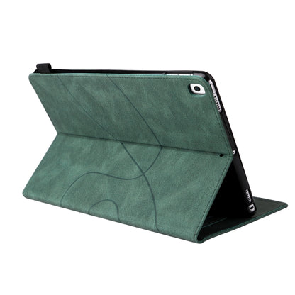 Dual-color Splicing Horizontal Flip PU Leather Case with Holder & Card Slots & Sleep / Wake-up Function For iPad Pro 10.5 / Air (2019) / iPad 10.2 (2019)(Green) - iPad Pro 10.5 inch Cases by buy2fix | Online Shopping UK | buy2fix