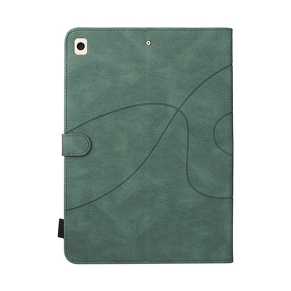 Dual-color Splicing Horizontal Flip PU Leather Case with Holder & Card Slots & Sleep / Wake-up Function For iPad 9.7 (2018/2017)(Green) - iPad 9.7 (2018) & (2017) Cases by buy2fix | Online Shopping UK | buy2fix