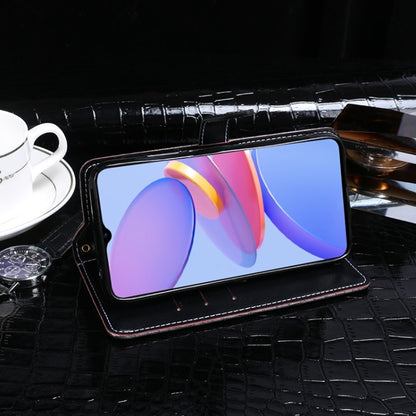 For U-MAGIC 30e idewei Crocodile Texture Horizontal Flip Leather Case with Holder & Card Slots & Wallet(Dark Blue) - More Brand by idewei | Online Shopping UK | buy2fix