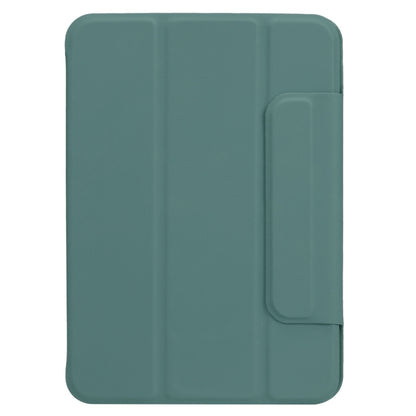 For iPad mini 2024 / mini 6 Horizontal Flip Ultra-thin Fixed Buckle Magnetic PU Tablet Case With Three-folding Holder & Sleep / Wake-up Function(Pine Needle Green) - iPad mini 6 Cases by buy2fix | Online Shopping UK | buy2fix
