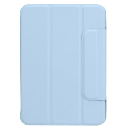 For iPad mini 2024 / mini 6 Horizontal Flip Ultra-thin Fixed Buckle Magnetic PU Tablet Case With Three-folding Holder & Sleep / Wake-up Function(Sky Blue) - iPad mini 6 Cases by buy2fix | Online Shopping UK | buy2fix