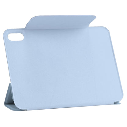For iPad mini 2024 / mini 6 Horizontal Flip Ultra-thin Fixed Buckle Magnetic PU Tablet Case With Three-folding Holder & Sleep / Wake-up Function(Sky Blue) - iPad mini 6 Cases by buy2fix | Online Shopping UK | buy2fix