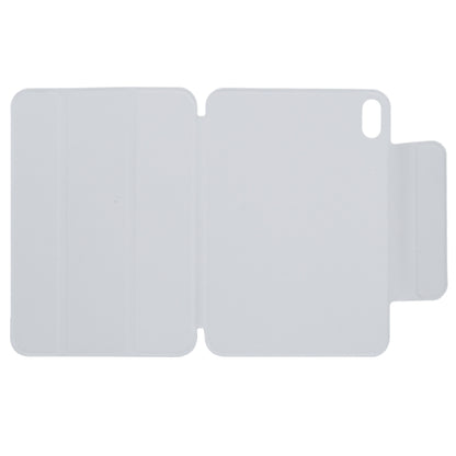 For iPad mini 2024 / mini 6 Horizontal Flip Ultra-thin Fixed Buckle Magnetic PU Tablet Case With Three-folding Holder & Sleep / Wake-up Function(Grey) - iPad mini 6 Cases by buy2fix | Online Shopping UK | buy2fix