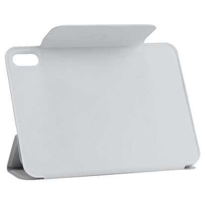For iPad mini 2024 / mini 6 Horizontal Flip Ultra-thin Fixed Buckle Magnetic PU Tablet Case With Three-folding Holder & Sleep / Wake-up Function(Grey) - iPad mini 6 Cases by buy2fix | Online Shopping UK | buy2fix
