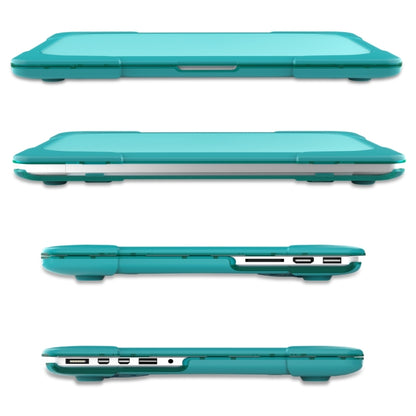 For MacBook Air 13.3 inch A1932 (2018) TPU + PC Two Color Laptop Protective Case(Sky Blue) - MacBook Air Cases by buy2fix | Online Shopping UK | buy2fix