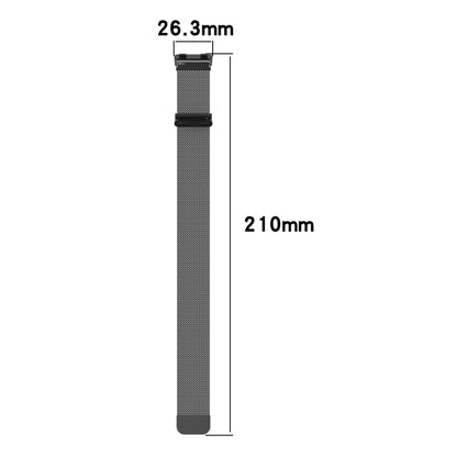 For OPPO Watch 2 46mm Milan Metal Watch Band(Silver) -  by buy2fix | Online Shopping UK | buy2fix