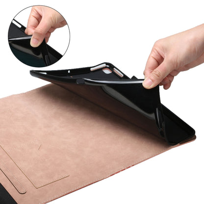 For iPad Pro 11 2022 / 2021 / 2020 / 2018 Rhombus Skin Feel Horizontal Flip Tablet Leather Tablet Case with Card Slots & Holder & Sleep / Wake-up Function(Rose Gold) - iPad Pro 11 (2022/2021) Cases by buy2fix | Online Shopping UK | buy2fix
