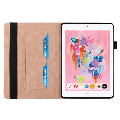 Rhombus Skin Feel Horizontal Flip Tablet Leather Case with Card Slots & Holder & Sleep / Wake-up Function For iPad 9.7 2018 / 2017(Rose Gold) - iPad 9.7 (2018) & (2017) Cases by buy2fix | Online Shopping UK | buy2fix