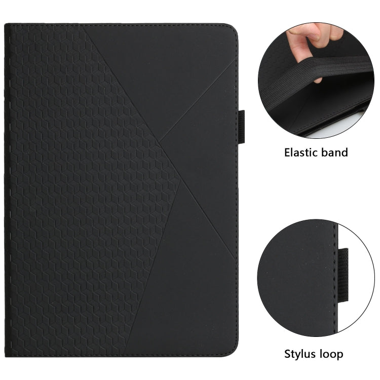 Rhombus Skin Feel Horizontal Flip Tablet Leather Case with Card Slots & Holder & Sleep / Wake-up Function For iPad 9.7 2018 / 2017(Black) - iPad 9.7 (2018) & (2017) Cases by buy2fix | Online Shopping UK | buy2fix