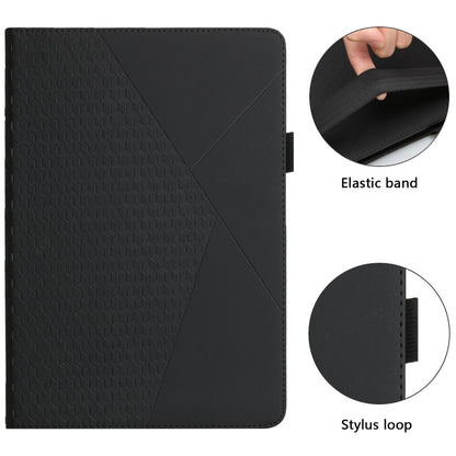 Rhombus Skin Feel Horizontal Flip Tablet Leather Case with Card Slots & Holder & Sleep / Wake-up Function For iPad 9.7 2018 / 2017(Black) - iPad 9.7 (2018) & (2017) Cases by buy2fix | Online Shopping UK | buy2fix