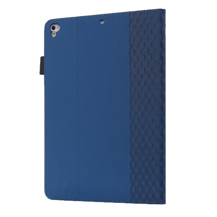 Rhombus Skin Feel Horizontal Flip Tablet Leather Case with Card Slots & Holder & Sleep / Wake-up Function For iPad 9.7 2018 / 2017(Royal Blue) - iPad 9.7 (2018) & (2017) Cases by buy2fix | Online Shopping UK | buy2fix