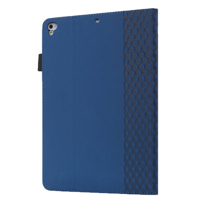 Rhombus Skin Feel Horizontal Flip Tablet Leather Case with Card Slots & Holder & Sleep / Wake-up Function For iPad 9.7 2018 / 2017(Royal Blue) - iPad 9.7 (2018) & (2017) Cases by buy2fix | Online Shopping UK | buy2fix