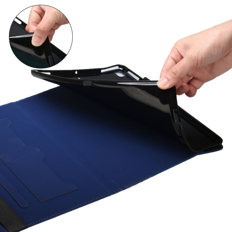Rhombus Skin Feel Horizontal Flip Tablet Leather Case with Card Slots & Holder & Sleep / Wake-up Function For iPad 9.7 2018 / 2017(Royal Blue) - iPad 9.7 (2018) & (2017) Cases by buy2fix | Online Shopping UK | buy2fix
