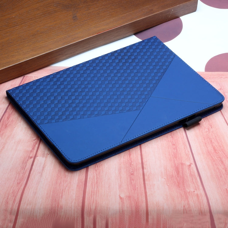 Rhombus Skin Feel Horizontal Flip Tablet Leather Case with Card Slots & Holder & Sleep / Wake-up Function For iPad 9.7 2018 / 2017(Royal Blue) - iPad 9.7 (2018) & (2017) Cases by buy2fix | Online Shopping UK | buy2fix