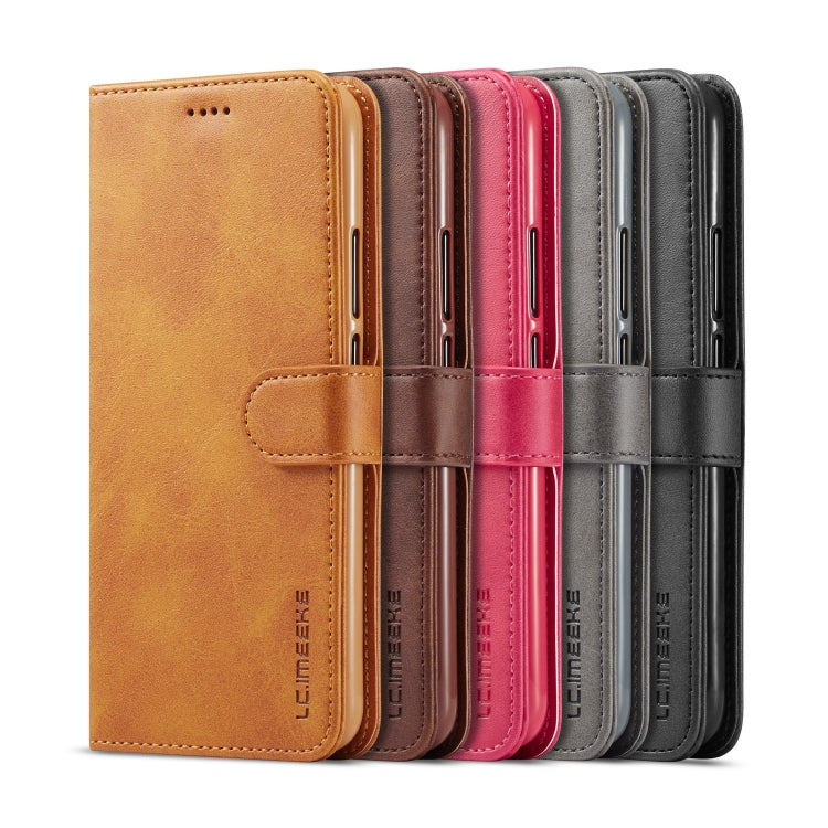 For Huawei Mate 20 Lite / Maimang 7 LC.IMEEKE Calf Texture Horizontal Flip Leather Case, with Holder & Card Slots & Wallet(Black) - Huawei Cases by LC.IMEEKE | Online Shopping UK | buy2fix