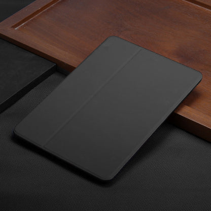 For Samsung Galaxy Tab S8 / Galaxy Tab S7 SM-T870/T875 Dual-Folding Horizontal Flip Tablet Leather Case with Holder & Sleep / Wake-up Function(Black) - Galaxy Tab S8 Cases by buy2fix | Online Shopping UK | buy2fix