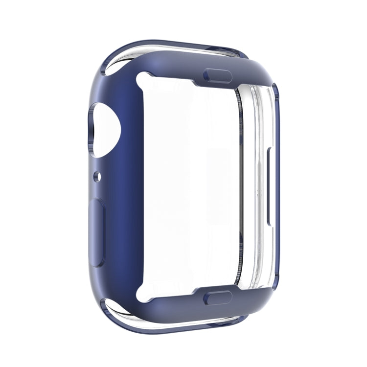 Shockproof TPU All-inclusive Electroplate Protective Case For Apple Watch Series 9 / 8 / 7 41mm(Navy Blue) by buy2fix