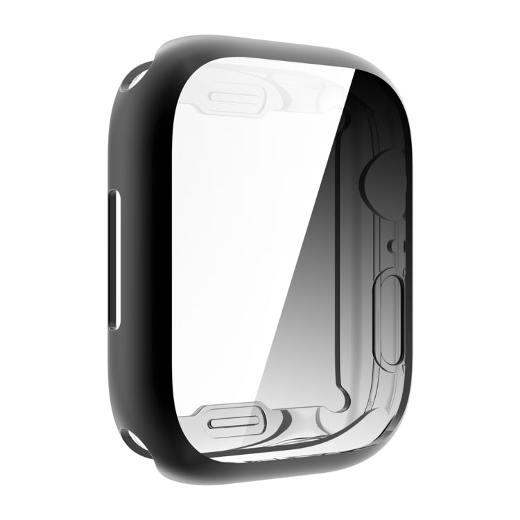 Shockproof TPU All-inclusive Electroplate Protective Case For Apple Watch Series 9 / 8 / 7 41mm(Black) by buy2fix