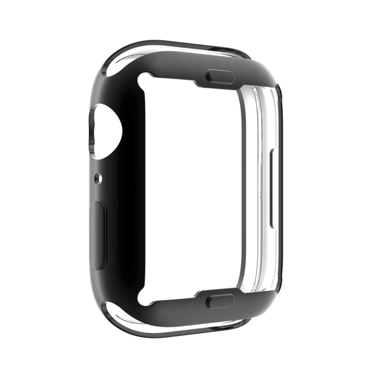 Shockproof TPU All-inclusive Electroplate Protective Case For Apple Watch Series 9 / 8 / 7 41mm(Black) by buy2fix