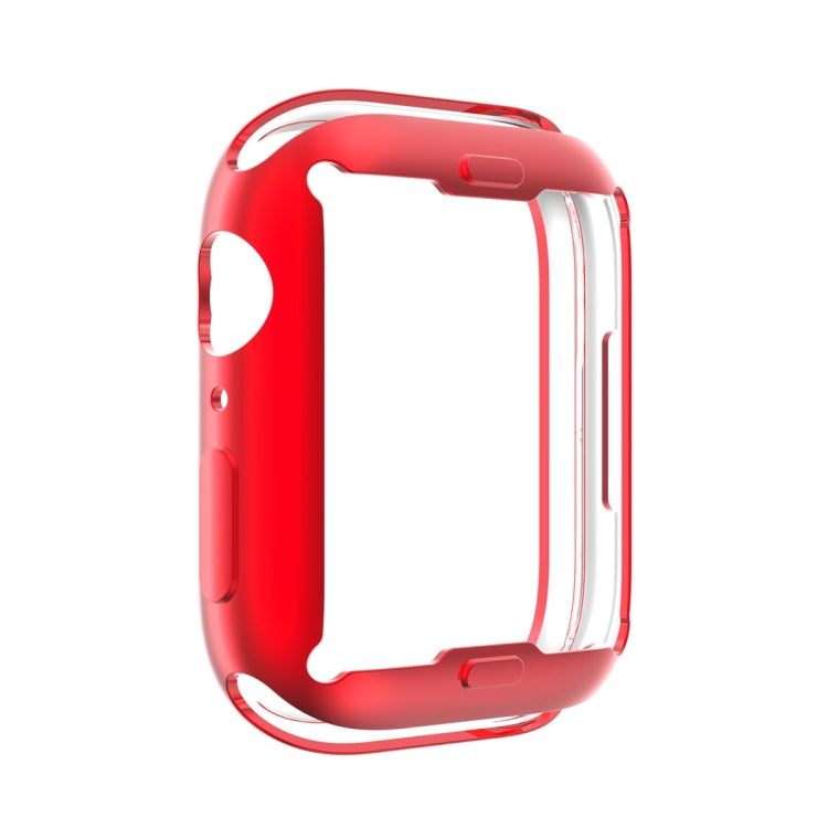 Shockproof TPU All-inclusive Electroplate Protective Case For Apple Watch Series 9 / 8 / 7 41mm(Red) by buy2fix