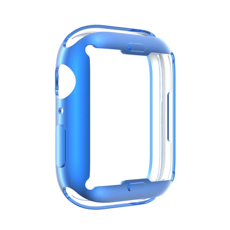 Shockproof TPU All-inclusive Electroplate Protective Case For Apple Watch Series 9 / 8 / 7 41mm(Blue) by buy2fix