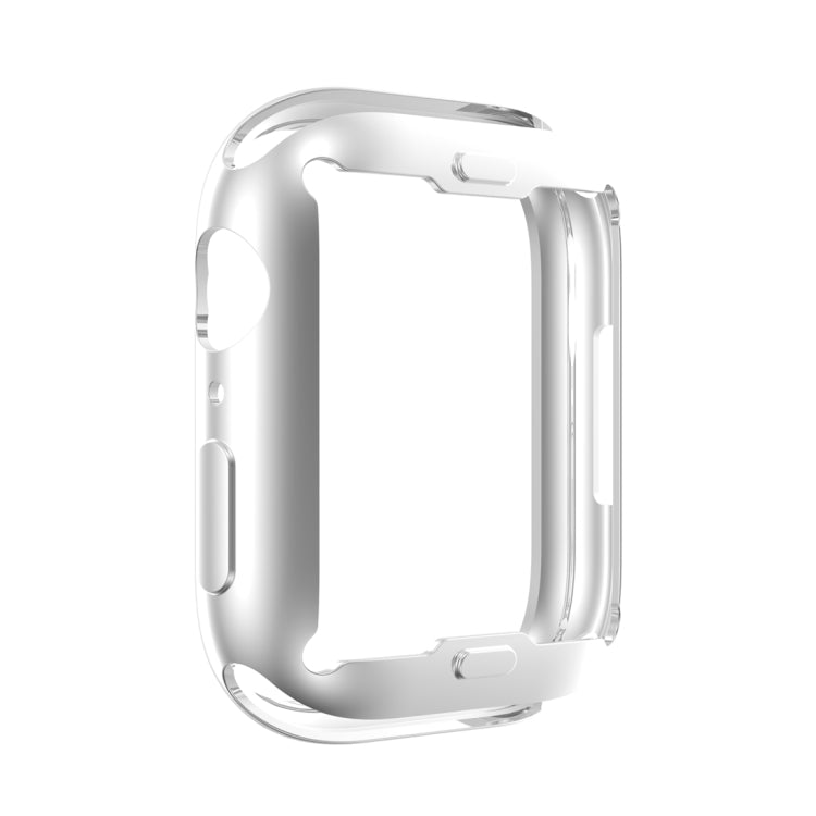 Shockproof TPU All-inclusive Electroplate Protective Case For Apple Watch Series 9 / 8 / 7 41mm(Silver) by buy2fix
