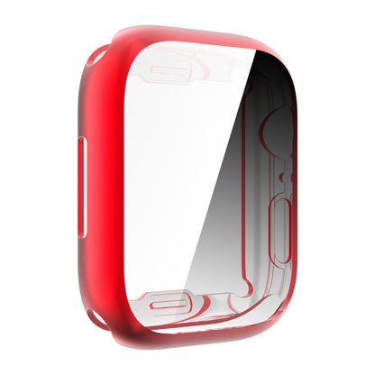 Shockproof TPU All-inclusive Electroplate Protective Case For Apple Watch Series 9 / 8 / 7 45mm(Red) by buy2fix