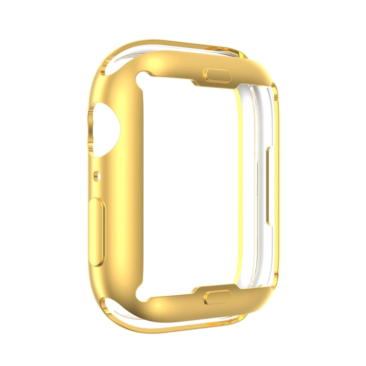 Shockproof TPU All-inclusive Electroplate Protective Case For Apple Watch Series 9 / 8 / 7 45mm(Gold) by buy2fix