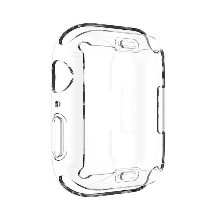 Shockproof TPU All-inclusive Electroplate Protective Case For Apple Watch Series 9 / 8 / 7 45mm(Transparent) by buy2fix