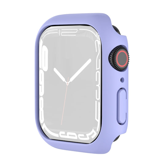 Shockproof TPU Protective Case For Apple Watch Series 9 / 8 / 7 41mm(Pink Purple) by buy2fix