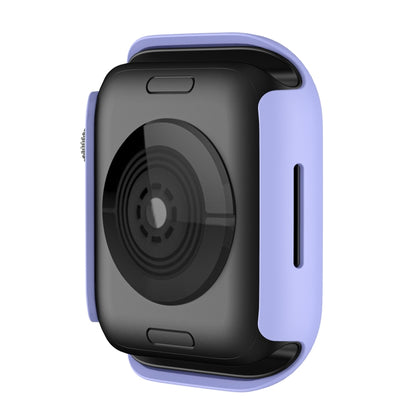 Shockproof TPU Protective Case For Apple Watch Series 9 / 8 / 7 41mm(Pink Purple) by buy2fix