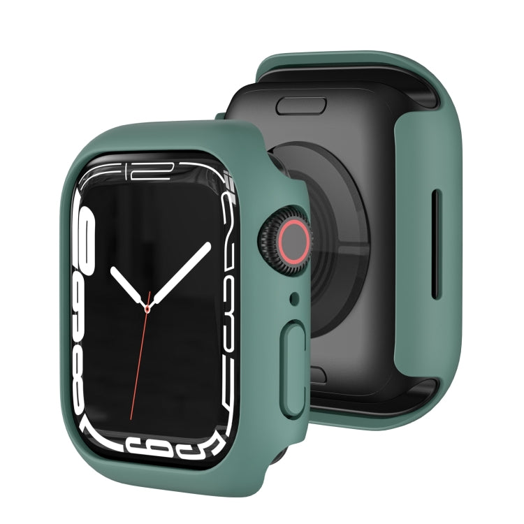 Shockproof TPU Protective Case For Apple Watch Series 9 / 8 / 7 41mm(Lake Green) by buy2fix