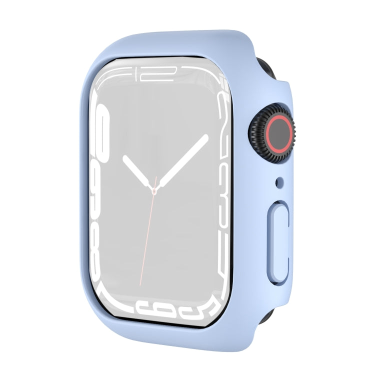 Shockproof TPU Protective Case For Apple Watch Series 9 / 8 / 7 41mm(Light Blue) by buy2fix